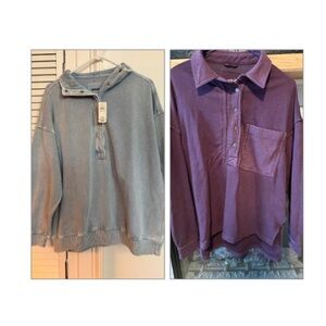 Aerie Light Blue Men's Sweater